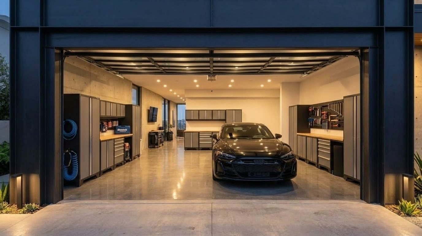 Mason Saliba Garage Door Masters Precision Mechanical Workshop in McFarland, CA